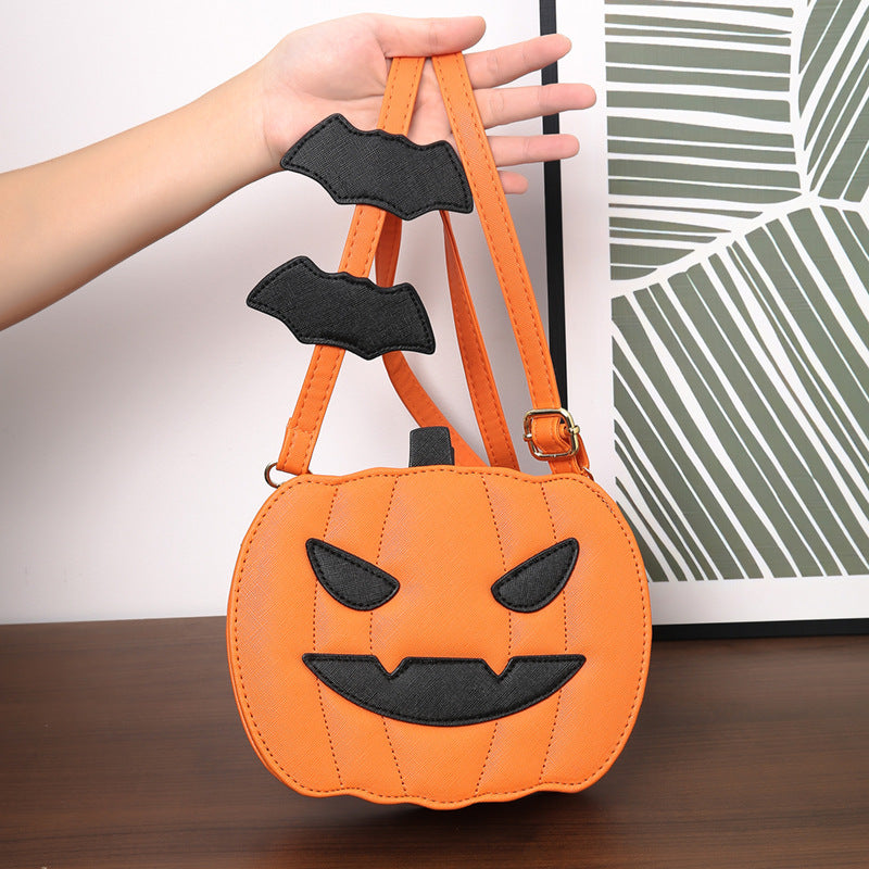 Halloween Pumpkin Cartoon Crossbody Bag for Women