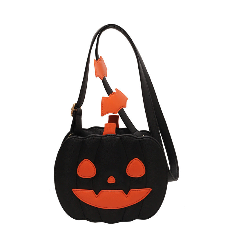 Halloween Pumpkin Cartoon Crossbody Bag for Women